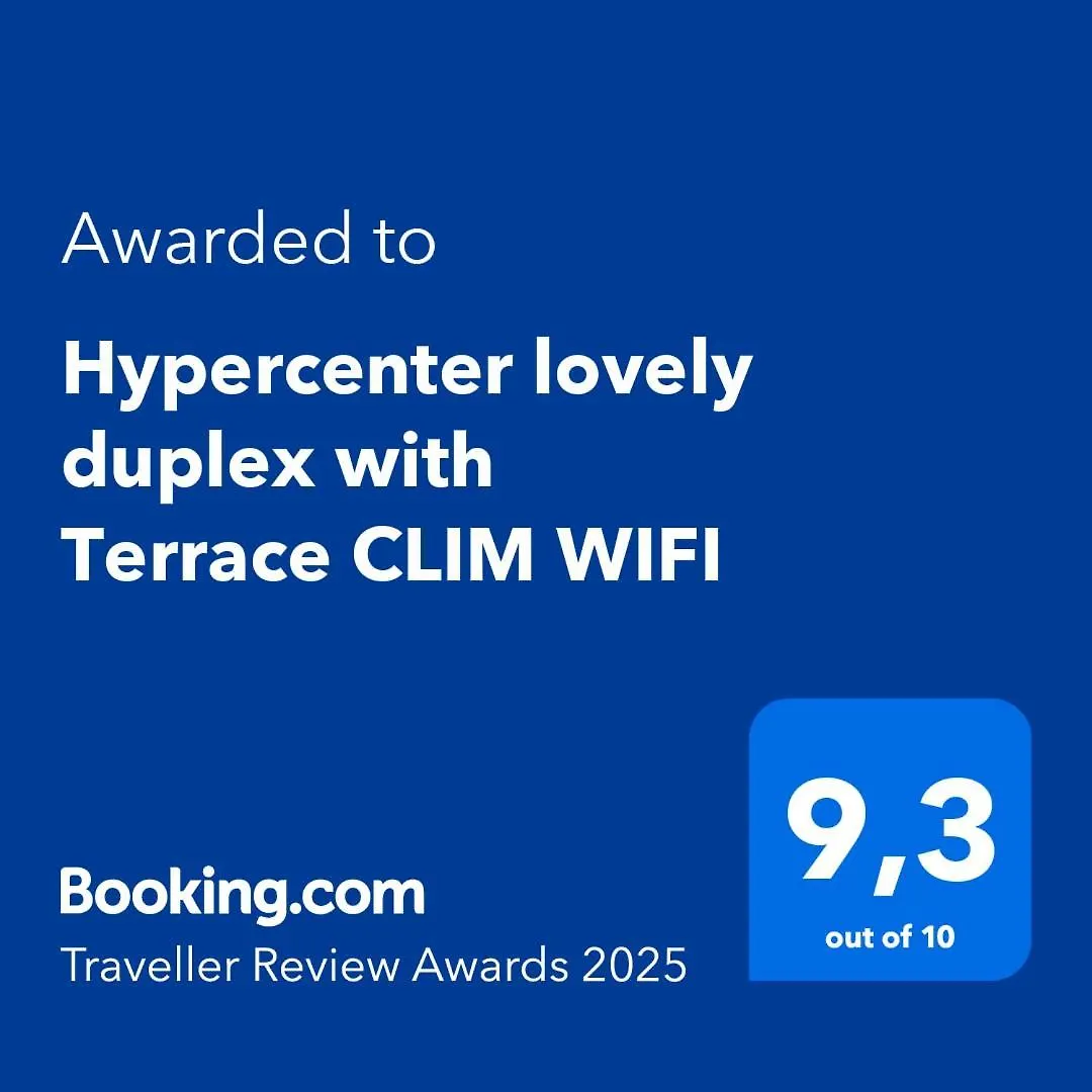Hypercenter Lovely Duplex With Terrace Clim Wifi Aix-en-Provence 0*,  France